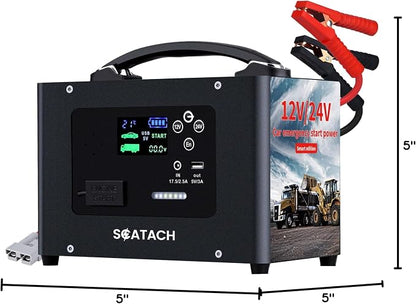 10000A Jump Starter, 24V 155WH Car Battery Jumper Starter - Image 7