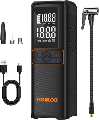 GOOLOO GT160 Tire Inflator Portable Air Compressor, 160PSI Portable Air Pump by GOOLOO