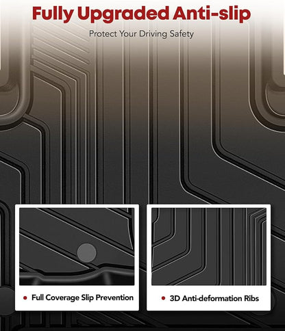 YHTAUTO Floor Mats Fit 2016-2023 Toyota Tacoma Double Only - Image 4