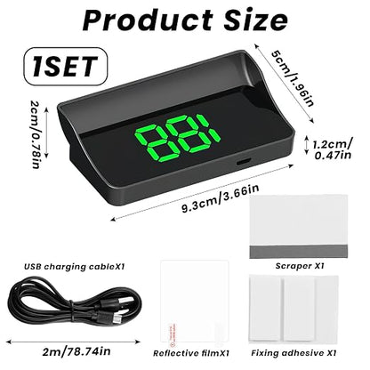 GPS Digital Speedometer for Car MPH, Universal HUD Speed Meter - Image 2