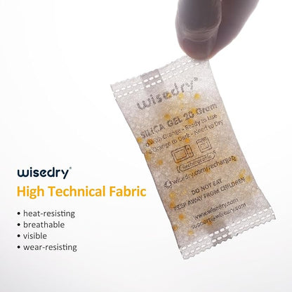 wisedry 20 Gram Rechargeable Silica Gel Packets Microwave Fast Reactivate in - Image 2