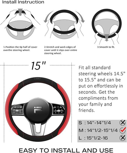 Skechers Steering Wheel Cover, Memory Foam Car Steering Wheel Cover, - Image 7