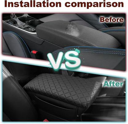 Center Console Cover for Hyundai Sonata 2015 2016 2017 2018 2019 Armrest - Image 5