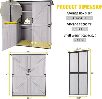 Aivituvin Outdoor Storage Shed Upgraded - Image 6