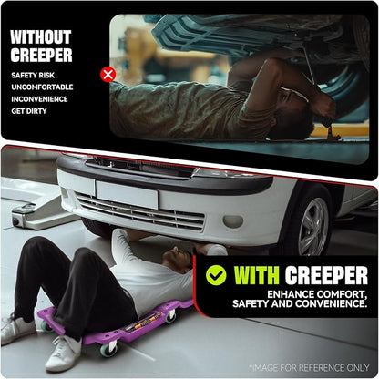 Auto Dynasty 40 Inches Mechanic Creeper, Automotive Garage Repair Low Profile - Image 7