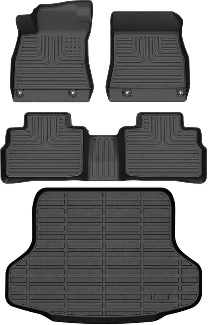 Wayhigh-All Weather Floor Mats & Cargo Liner Set by Wayhigh
