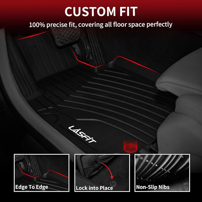 LASFIT Floor Mats for Mercedes Benz GLC 2023-2025, GLC300 / GLC350e / GLC43 - Image 2
