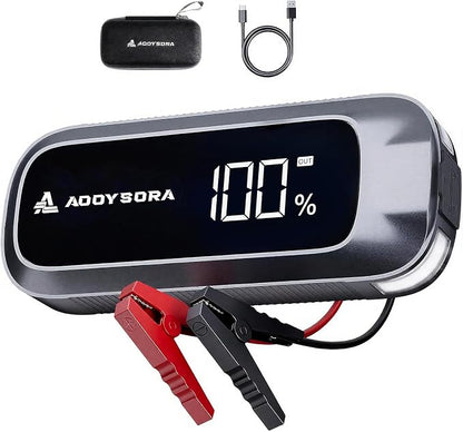 3000A Car Battery Jump Starter, 16000mAh Jump Starter Battery Pack Up to 9.0L by AOOYSORA