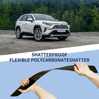 4PCS Rain Guards Fit for 2013-2018 Toyota RAV4 LE XLE SE, Tape-on Outside Mount - Image 5