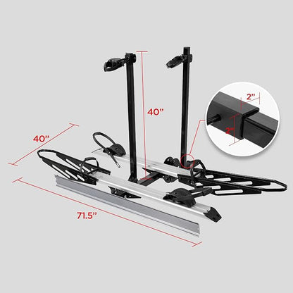 Rockland Foldable 2-Ebike Rack - Image 9