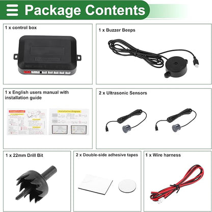 Motoforti Universal Car Auto Vehicle Reverse Backup Radar System Reverse - Image 8