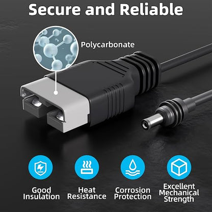 Starlink Mini Power Cable with Anderson Plug to 5.5 x 2.1mm DC Male Adapter Cord - Image 4