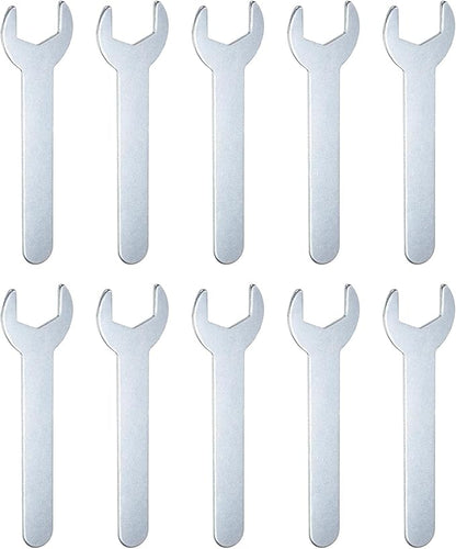 HARFINGTON 10pcs Small Wrench Open End Wrench 19x108x2mm Metric U-Shaped Single by HARFINGTON