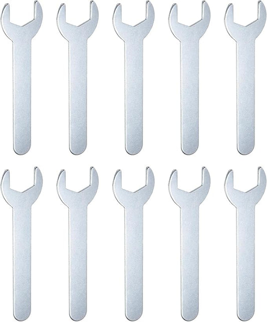 HARFINGTON 10pcs Small Wrench Open End Wrench 19x108x2mm Metric U-Shaped Single by HARFINGTON