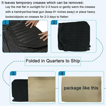 CRV Floor Mats Compatible with 2023-2026 Honda CR-V，All Weather Protection - Image 7