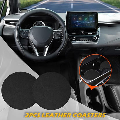 Car Steering Wheel Cover Black, 14-14.5 inch Steering Wheel Covers - Image 6