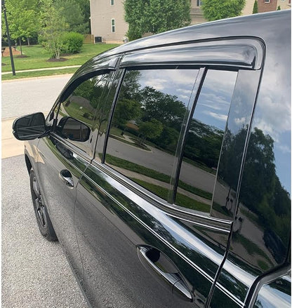 94276 Sunproof Waterproof Side Window Wind Deflector, Window Visor fit - Image 3