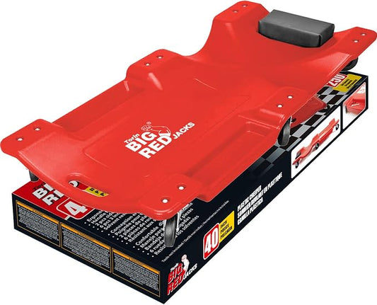 BIG RED TRP6240 Torin Blow Molded Plastic Rolling Garage/Shop Creeper: 40" by BIGRED