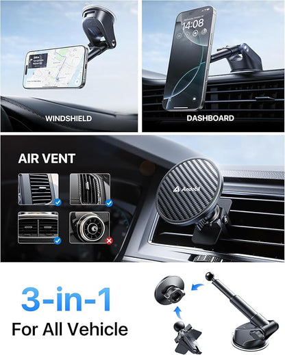 【True Military-Grade】andobil 3 in1 Magnetic Phone Holder - Image 5
