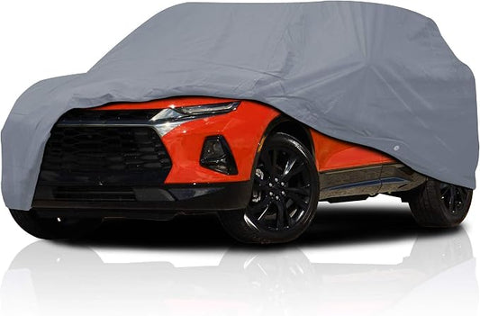 USCarCover 5 Layer All Weather Protection, Breathable Car Cover by DASHIELD