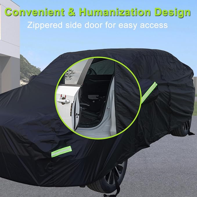 SUV Car Cover Custom Fit for Benz GLC, Waterproof All Weather Full Exterior - Image 3