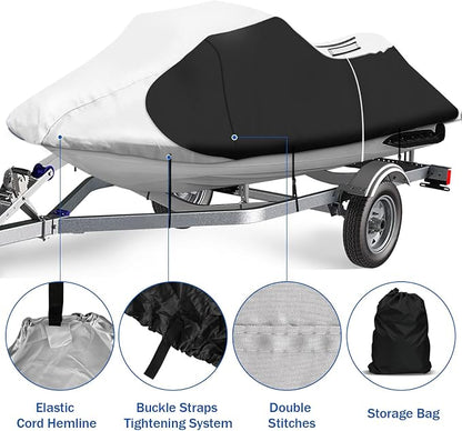 iCOVER Jet Ski Cover- Water Proof Heavy Duty Trailerable Personal Watercraft - Image 2
