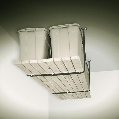 80844-10 34 in. x 26 in. Adjustable Garage Ceiling Mount Storage Rack Kit - Image 2