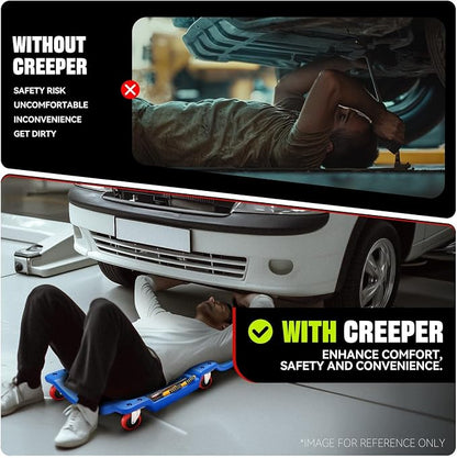 Auto Dynasty 36 Inches Mechanic Creeper, Automotive Garage Repair Low Profile - Image 6
