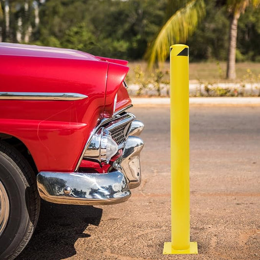 Parking Post Safety Bollard Post 60in Height Parking Barrier Parking Obstacle by Unknown