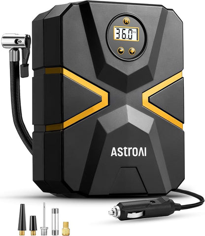 AstroAI S1 Tire Inflator Portable Air Compressor 12V DC, Digital Car Tire Pump by AstroAI