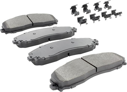 Premium Semi-Metallic Rear Brake Pads Compatible - Image 2