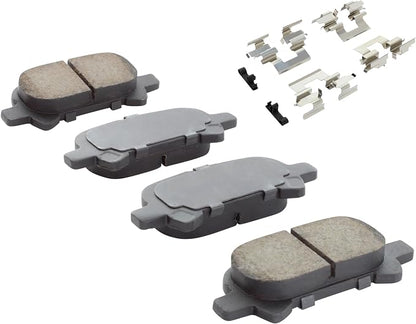 Premium Ceramic Rear Brake Pads Compatible - Image 2