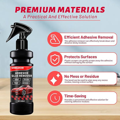 Adhesive Remover, Dissolve & Soften Adhesives on Car Glass & Paint, Easily - Image 3