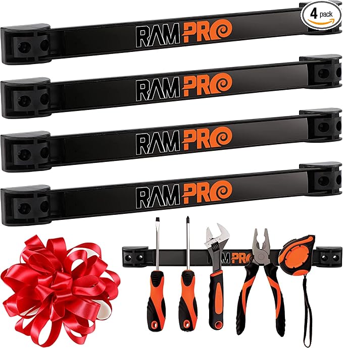 12" Magnetic Tool Holder Strip by RamPro