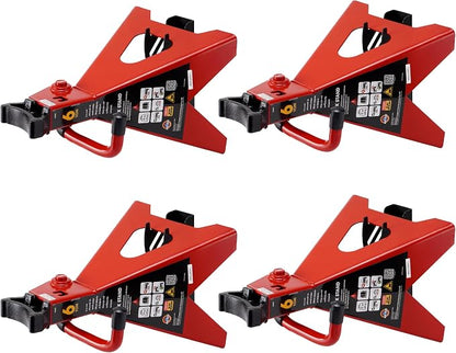4 Packs Jack Stand Holder Wall Mount Organizer Bracket Rack Fits 4 & 5 & 6 Ton - Image 7