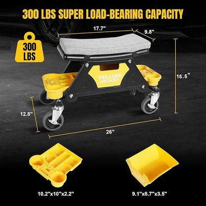 YELLOW JACKET Mechanic Stool - Image 3