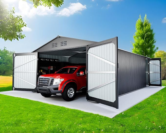 20x13 Metal Shed, Metal Garage Building by BNSPLY
