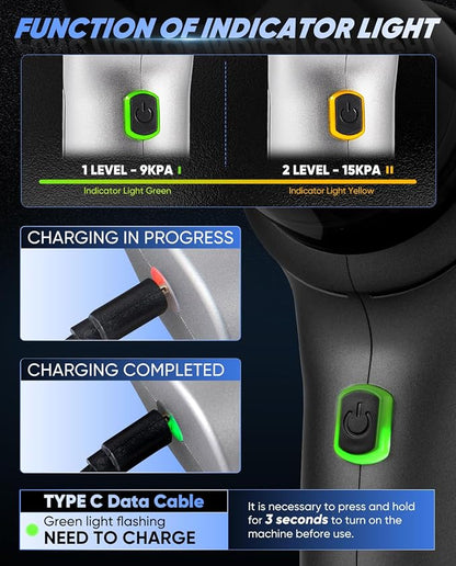 Saker Car Vacuum Portable Cordless 3 in 1 Handheld Car Vacuum 15000PA High Power - Image 6