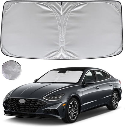 KAYZT Windshield Sun Shade for 2020-2025 2026 Hyun-dai Sonata Foldable Sunshade by KAYZT