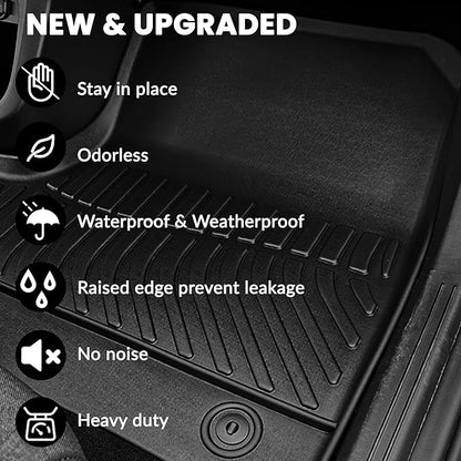 Auxko All Weather Floor Mats for Honda Passport 2026 TPE Liners All Season - Image 6