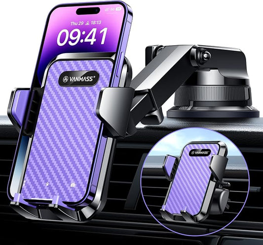 VANMASS Cell Phone Mount Car DashWindow Vent Desk Fit by VANMASS