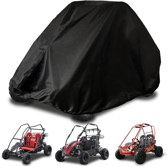 Go Kart Cover, 2 Seater for Co leman KT196 GO Kart Covers 420D Waterproof Large by YONQIFON