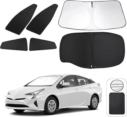 TINGLU Window Shades for Toyota Prius Hatchback 2016-2022 Accessories Car Side by TINGLU