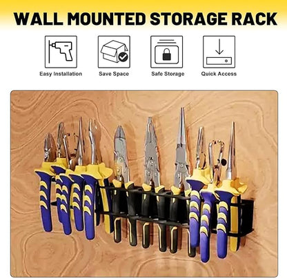 Screwdriver Plier Organizer Wall Mount Steel Wall Mount Tool Storage Rack - Image 3
