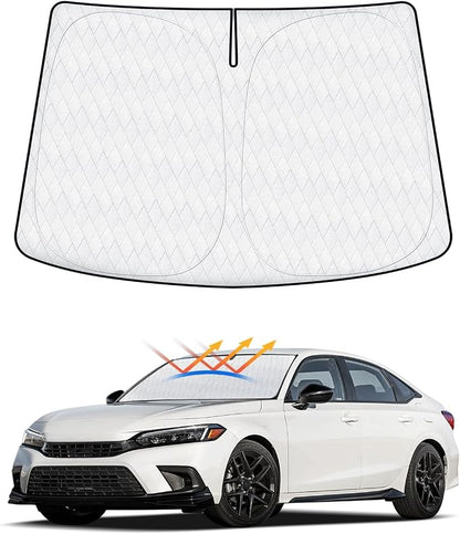 Windshield Sun Shade Custom Fit by cartist
