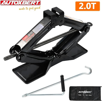 Car Jack Kit Scissor Jack for Car-2Ton, Portable Jack Tire Change Kit Deal for - Image 7