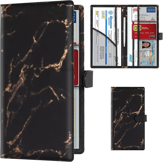 TOURSUIT Car Registration and Insurance Card Holder, Vehicle License Document by TOURSUIT