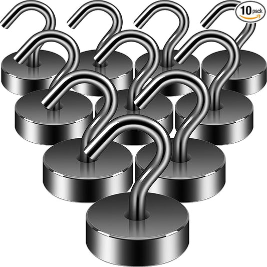 Neosmuk Magnetic Hooks, Cruise Ship Essentials, 40lb+ Heavy Duty Magnetic Hooks by Neosmuk