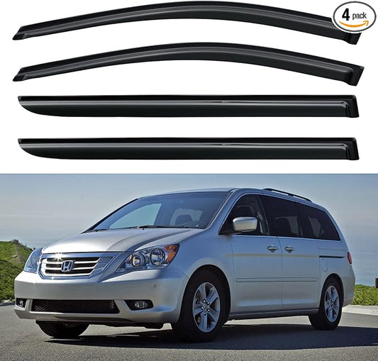 Window Visors Rain Guards for 2005 2006 2007 2008 2009 2010 Honda Odyssey by YQAUTEC
