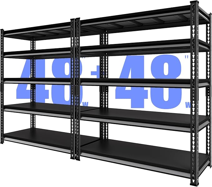 48" W Garage Shelving Heavy Duty, 3000LBS Loads Shelving Units and Storage Racks - Image 8